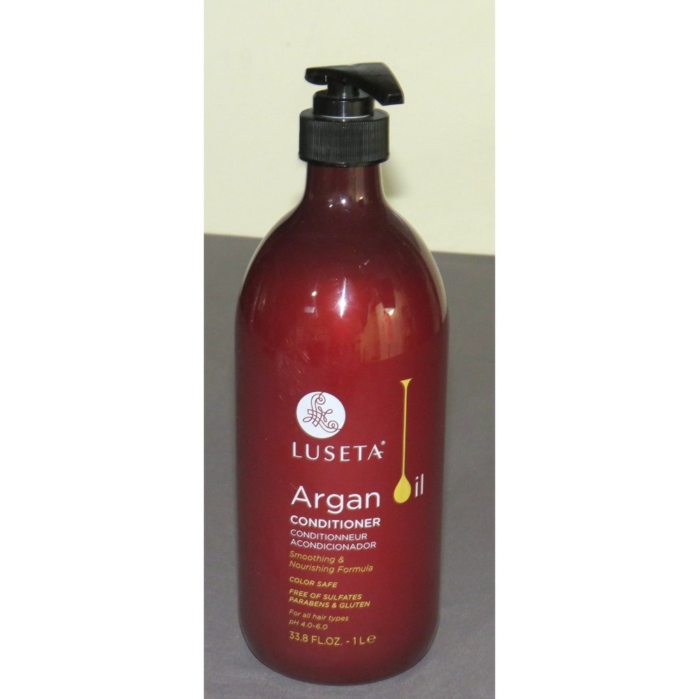 LUSETA ARGAN Oil Smoothing & Nourishing Formula Conditioner 33.8 Fl. Oz.